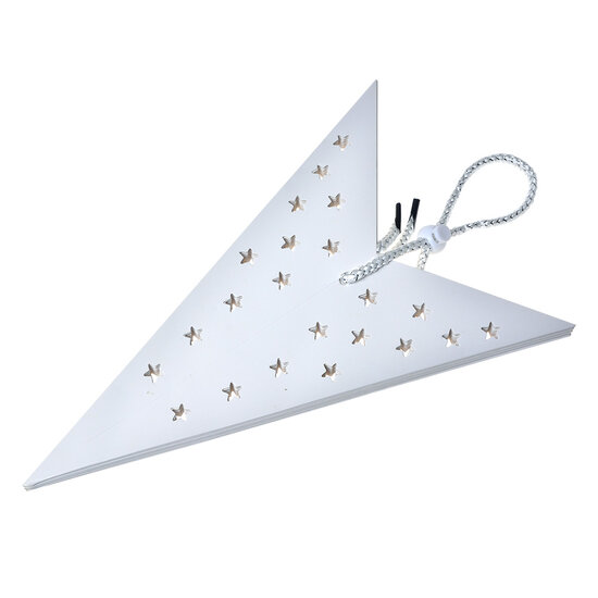 Clayre &amp; Eef   | Kerstdecoratie Ster Wit 60x22x60 cm | 6PA0515L