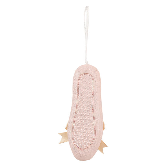 Clayre &amp; Eef   | Decoratie Hangers Balletschoen Roze, Beige 4x4x12 cm | 6PR3802