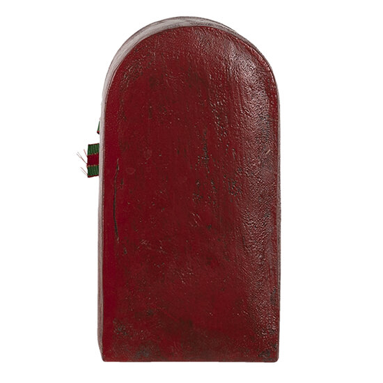 Clayre &amp; Eef   | Kerstdecoratie Beeld Brievenbus Rood 8x6x15 cm | 6PR4748