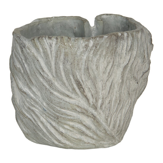 Clayre &amp; Eef   | Bloempot Binnen Grijs 16x14x13 cm | 6TE0319S