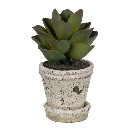 Clayre &amp; Eef   | Bloempot Binnen Beige &oslash; 9x9 cm | 6TE0503S