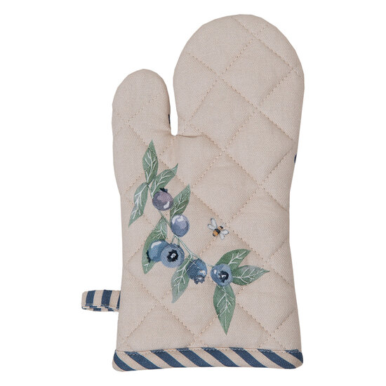 Clayre &amp; Eef   | Kind Ovenwant Beige, Blauw, Groen 12x21 cm | BBF44K