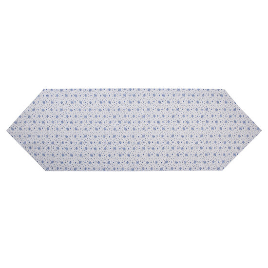 Clayre &amp; Eef   | Tafelloper Beige, Blauw 50x160 cm | BRB65