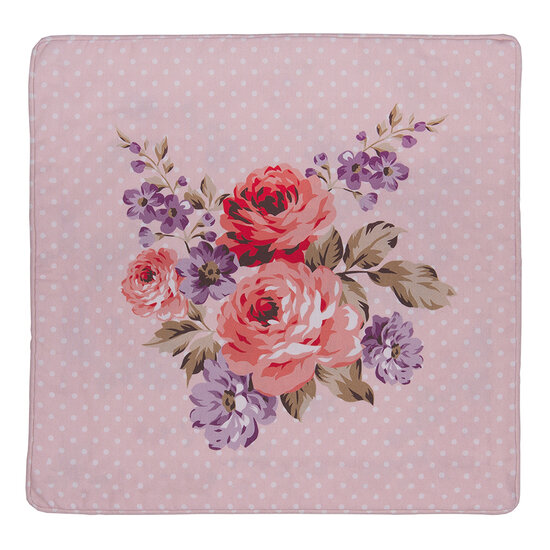 Clayre &amp; Eef   | Kussenhoes Roze, Paars 40x40 cm | DTR21