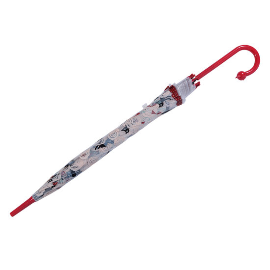 Clayre &amp; Eef   | Paraplu Volwassenen Rood 60 cm | JZUM0055R