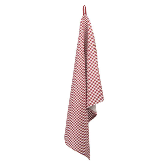 Clayre &amp; Eef   | Theedoek Rood, Wit 50x70 cm | ROR42C-2