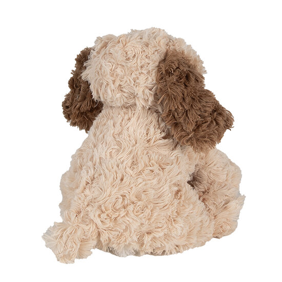 Clayre &amp; Eef   | Decoratie Knuffel Hond Beige Bruin 18x18x21 cm | TW0590S