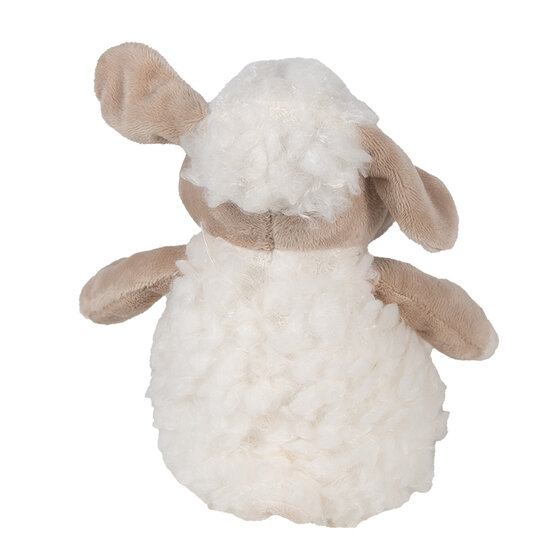 Clayre &amp; Eef   | Knuffel Schaap Wit 10x15x19 cm | TW0595W