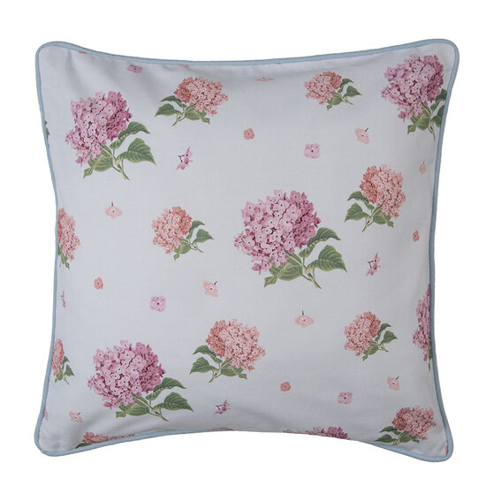 Clayre &amp; Eef   | Kussenhoes Wit, Roze 40x40 cm | VTG21