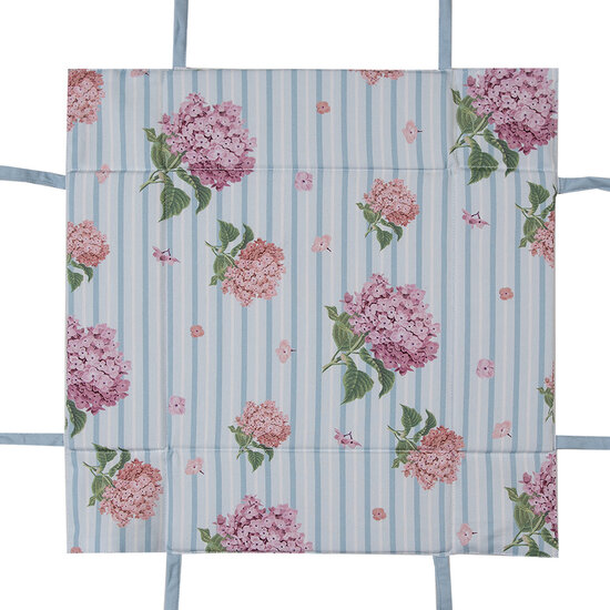 Clayre &amp; Eef   | Broodmand Wit, Roze, Groen 35x35x8 cm | VTG47