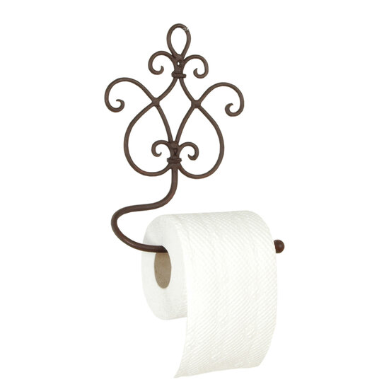 Clayre &amp; Eef   | WC Rolhouder Hangend Bruin 17x7x22 cm | W40185