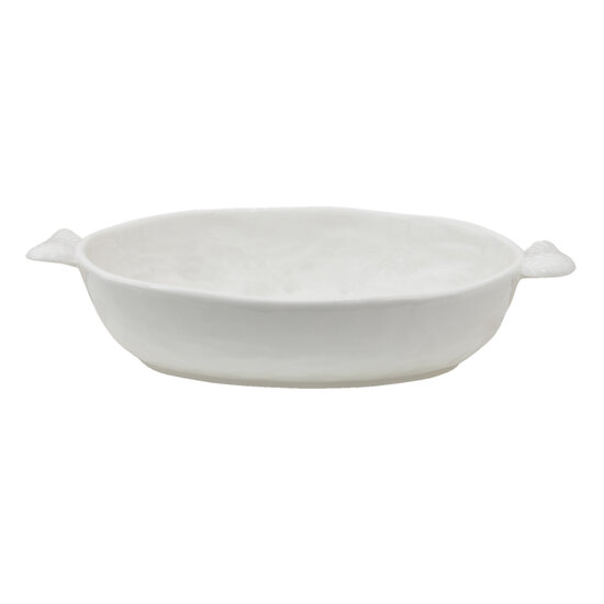 Clayre &amp; Eef   | Serveerschaal Wit 26x14x5 cm / 500 ml | WINPSO