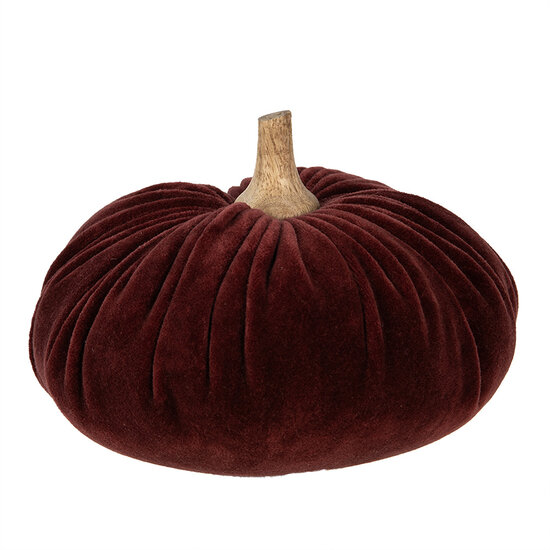 Clayre &amp; Eef   | Decoratie Pompoen Rood &oslash; 20x14 cm | 65414