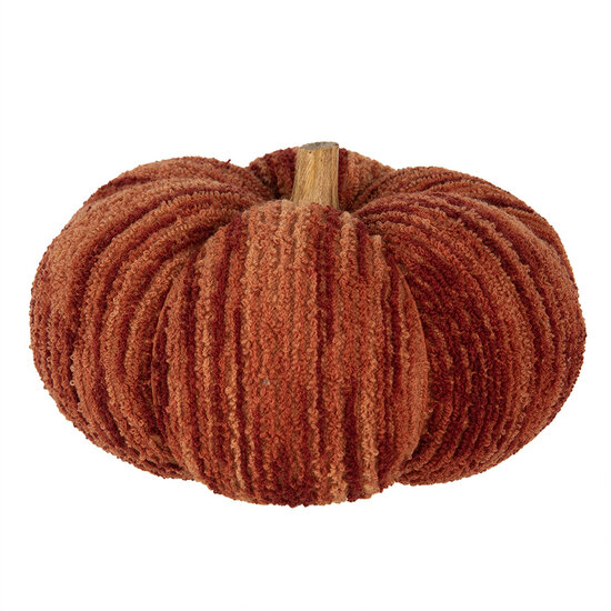 Clayre &amp; Eef   | Decoratie Pompoen Oranje Rood &oslash; 25x16 cm | 65440