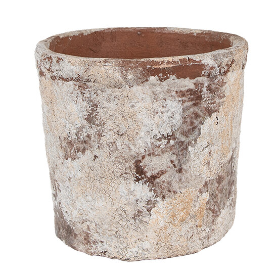 Clayre &amp; Eef   | Bloempot Binnen Beige &oslash; 18x15 cm | 6TE0523M