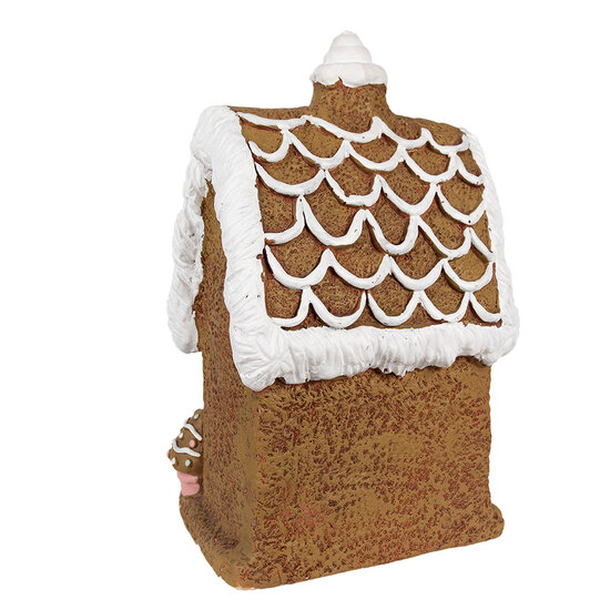 Clayre &amp; Eef   | Decoratie Huis met LED Bruin 22x18x39 cm | 6MG0054