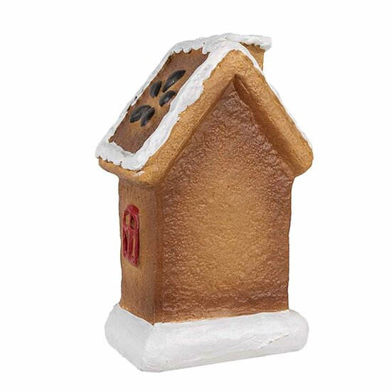 Clayre &amp; Eef   | Decoratie Huisje Bruin rood 9x7x15 cm | 6CE1770