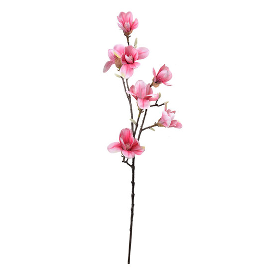 Clayre &amp; Eef   | Decoratie tak met bloemen Roze 25x10x97 cm | 5PL0099