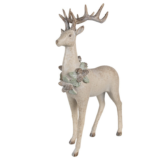 Clayre &amp; Eef   | Decoratie hert Bruin 32x14x49 cm | 5PR0139