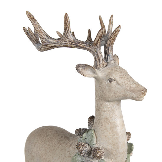 Clayre &amp; Eef   | Decoratie hert Bruin 32x14x49 cm | 5PR0139