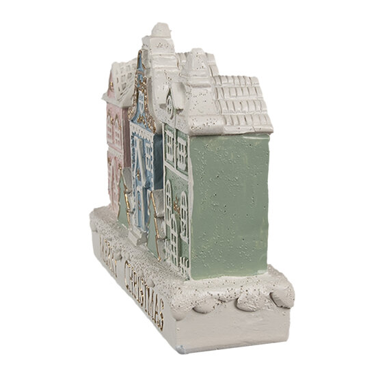 Clayre &amp; Eef   | Decoratie Huis Wit 13x4x10 cm | 6PR4204