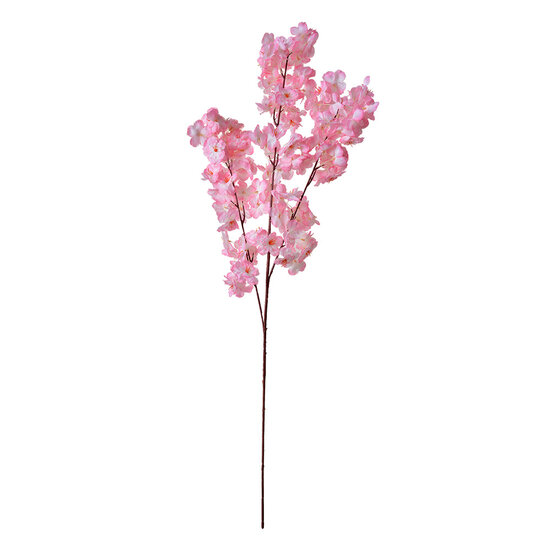 Clayre &amp; Eef   | Decoratie tak met bloemen Roze 20x10x106 cm | 5PL0074