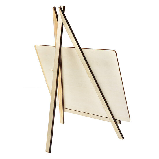 Clayre &amp; Eef   | Krijtbord Zwart Beige 20x1x27 cm | 65644