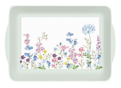 Dekoratief | Dienblad m/handvaten &#039;Floraison&#039;, pvc, 46x32cm | A231050