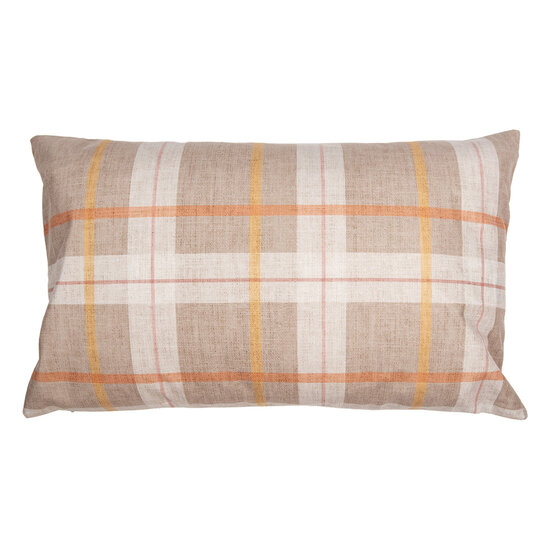 Clayre &amp; Eef   | Kussenhoes Beige Oranje 30x50 cm | PPS36-1