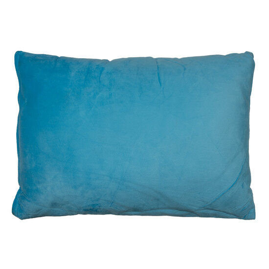 Clayre &amp; Eef   | Sierkussen Blauw Roze 70x50x6 cm | KG039.002