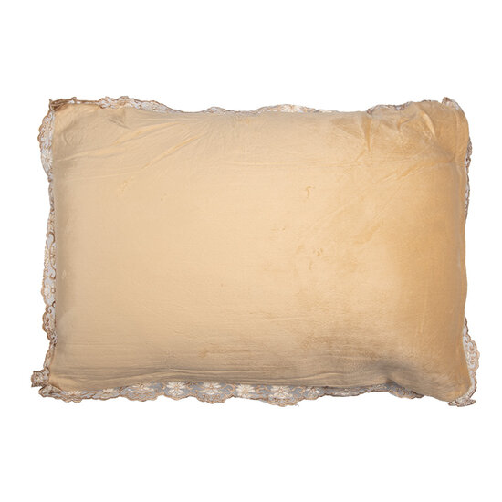 Clayre &amp; Eef   | Sierkussen Beige Roze 70x50x6 cm | KG039.005