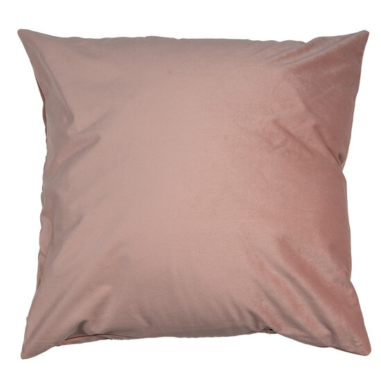 Clayre &amp; Eef   | Kussenhoes Roze Wit 45x45 cm | KT021.364