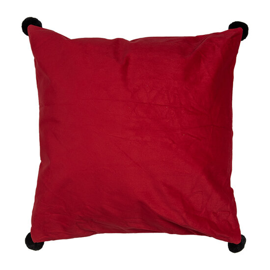 Clayre &amp; Eef   | Kussenhoes Rood Wit 45x45 cm | KT021.365