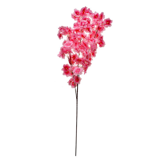 Clayre &amp; Eef   | Decoratie tak met bloemen Roze &oslash; 8x95 cm | 5PL0108P