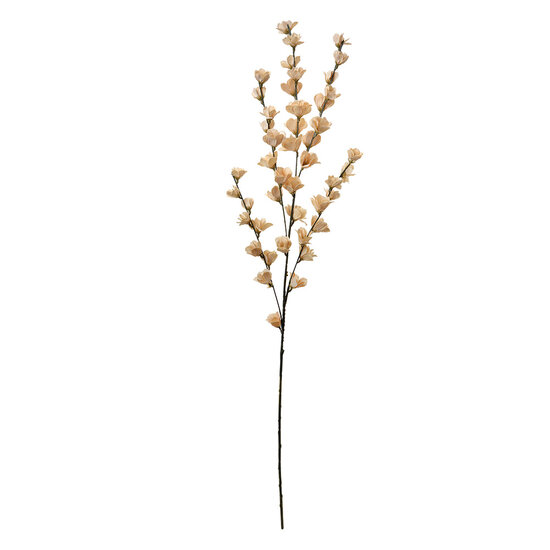 Clayre &amp; Eef   | Decoratie tak met bloemen Beige 6x6x102 cm | 5PL0115W