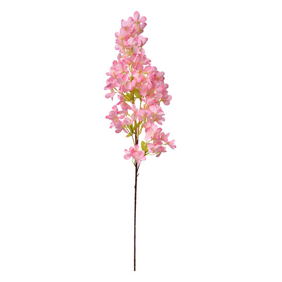 Clayre &amp; Eef   | Decoratie tak met bloemen Roze Groen 15x8x100 cm | 5PL0117P