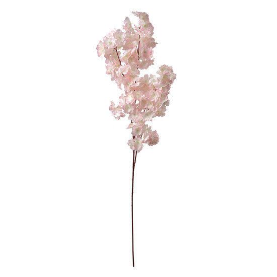 Clayre &amp; Eef   | Decoratie tak met bloemen Roze 24x8x100 cm | 5PL0118P