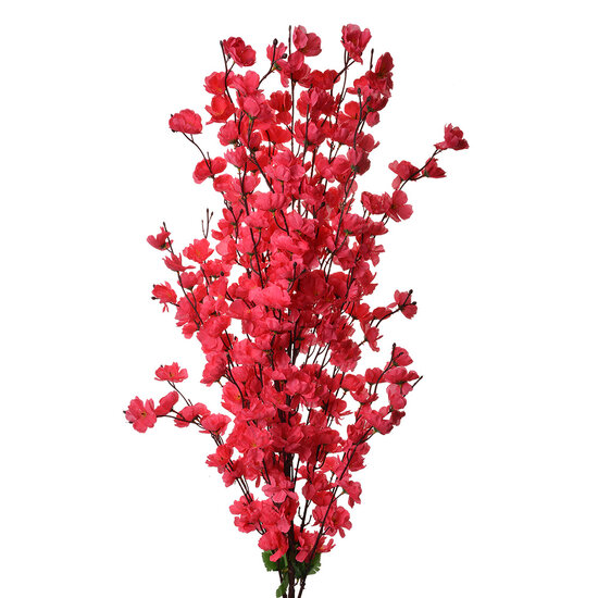 Clayre &amp; Eef   | Decoratie tak met bloemen Roze 40x10x100 cm | 5PL0127F