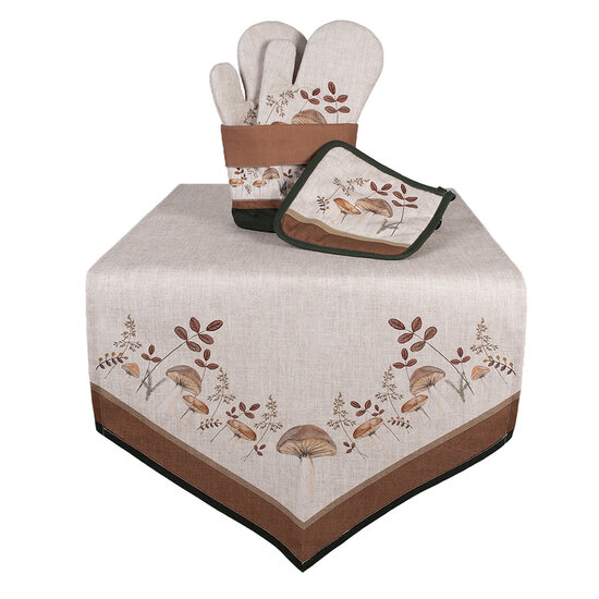 Clayre &amp; Eef   | Ovenwant Beige 18x30 cm | LFJ44