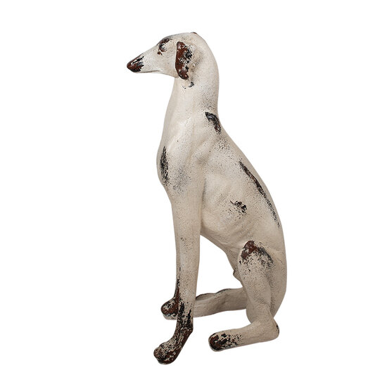 Clayre &amp; Eef   | Beeld Hond Beige Bruin 37x24x79 cm | 5MG0048