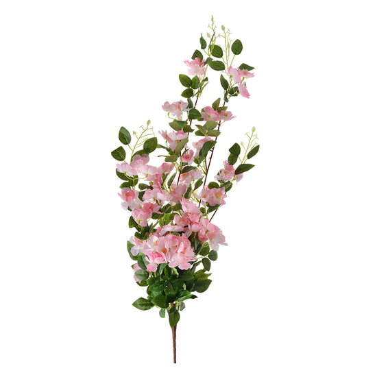 Clayre &amp; Eef   | Decoratie tak met bloemen Roze Groen 25x15x88 cm | 6PL0345LP