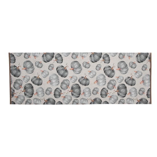 Clayre &amp; Eef   | Tafelloper Grijs Beige 50x140 cm | CSP64