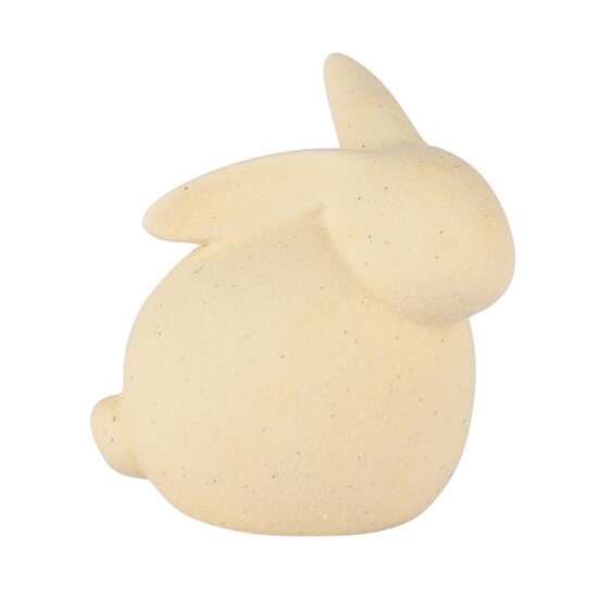 Dekoratief | Bunny zittend, beige, porselein, 9x7x9cm | A250225