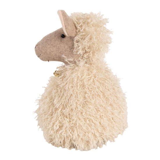 Clayre &amp; Eef   | Decoratie beeld Schaap Beige 20x21x28 cm | TW0616