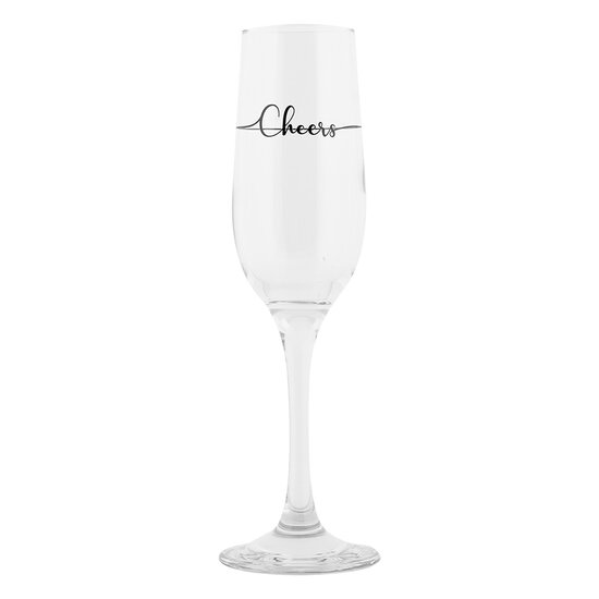 Clayre &amp; Eef   | Champagneglas Transparant 200 ml | 6GL5197