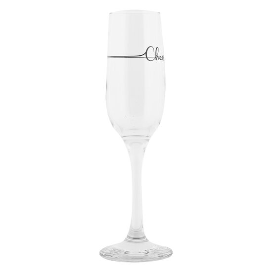 Clayre &amp; Eef   | Champagneglas Transparant 200 ml | 6GL5197