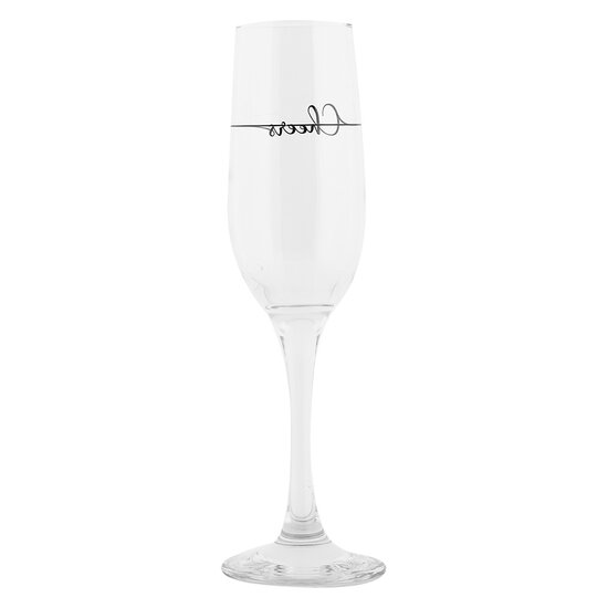 Clayre &amp; Eef   | Champagneglas Transparant 200 ml | 6GL5197