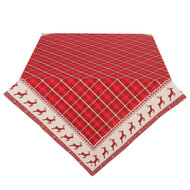 Tafelkleed 150*150 cm Rood | NOC15 | Clayre &amp; Eef