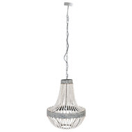 Clayre &amp; Eef   | Hanglamp Grijs &oslash; 54x72 cm E27/max 1x40W | 5LMP197