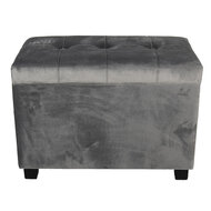 Hocker/Opbergkist 60*36*43 cm Grijs | 64061LDG | Clayre &amp; Eef